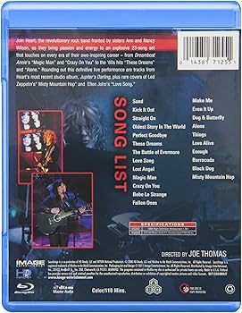 Amazon.com: Heart: Live [Blu-ray] : Ann Wilson, Nancy Wilson
